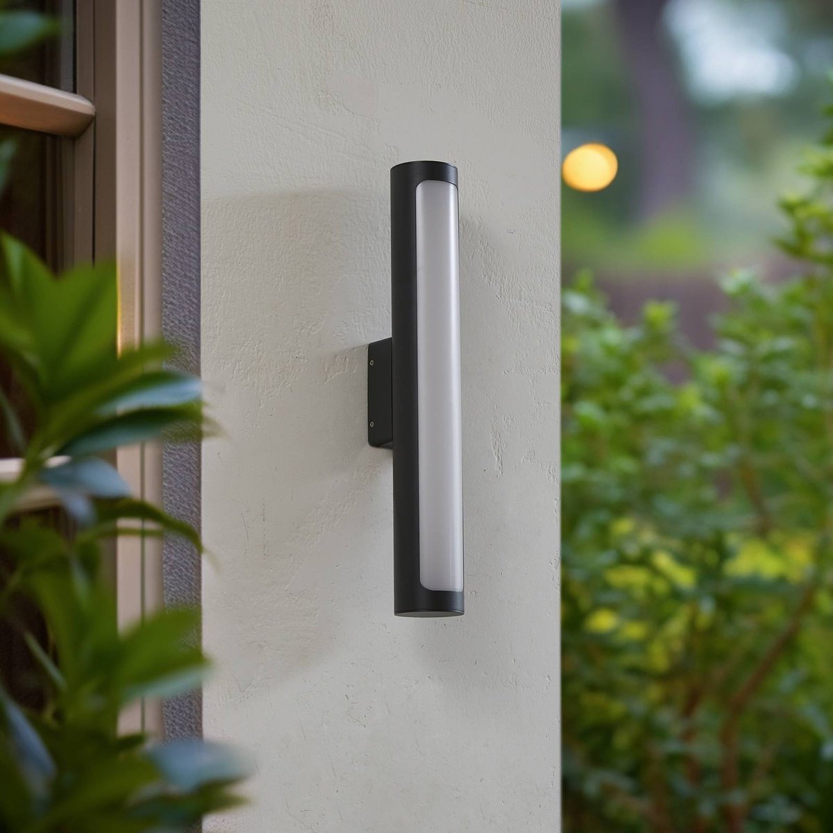 Applique extérieure en aluminium moderneLED anthracite, blanc, LUCANDE