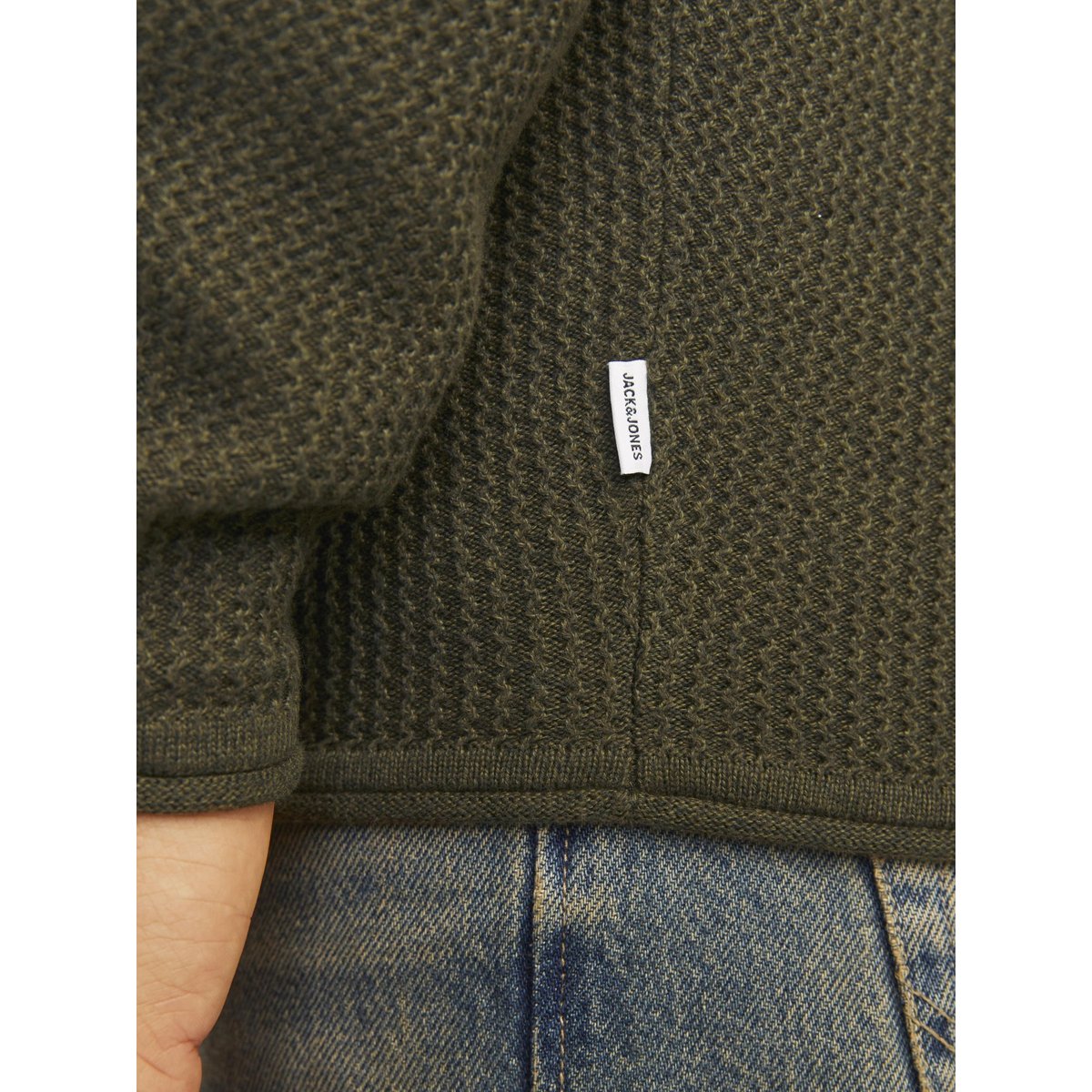 Pull En Maille olive night, JACK & JONES