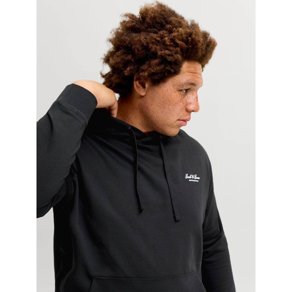 Sweat À Capuche black 1, JACK & JONES