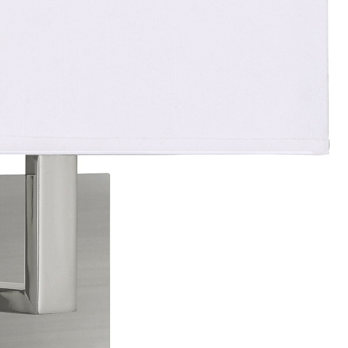 Hamilton Rectangular Wall Light in Satin Silver brushed nickel, SO'HOME