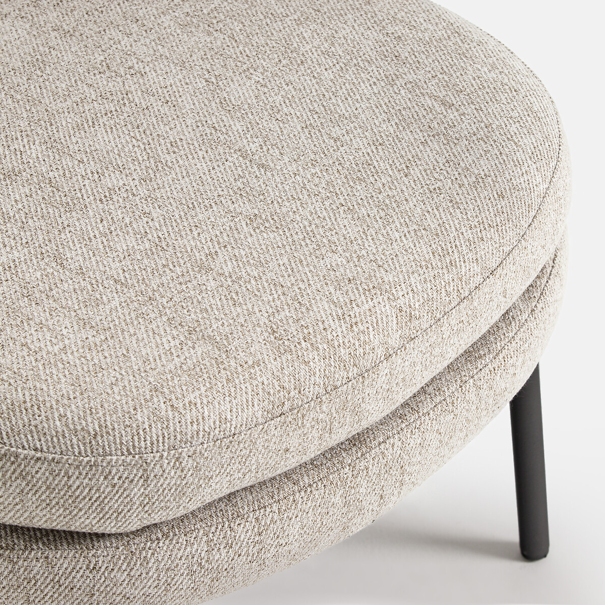 Sillón, tela jaspeada, Nordie gris jaspeado, LA REDOUTE INTERIEURS