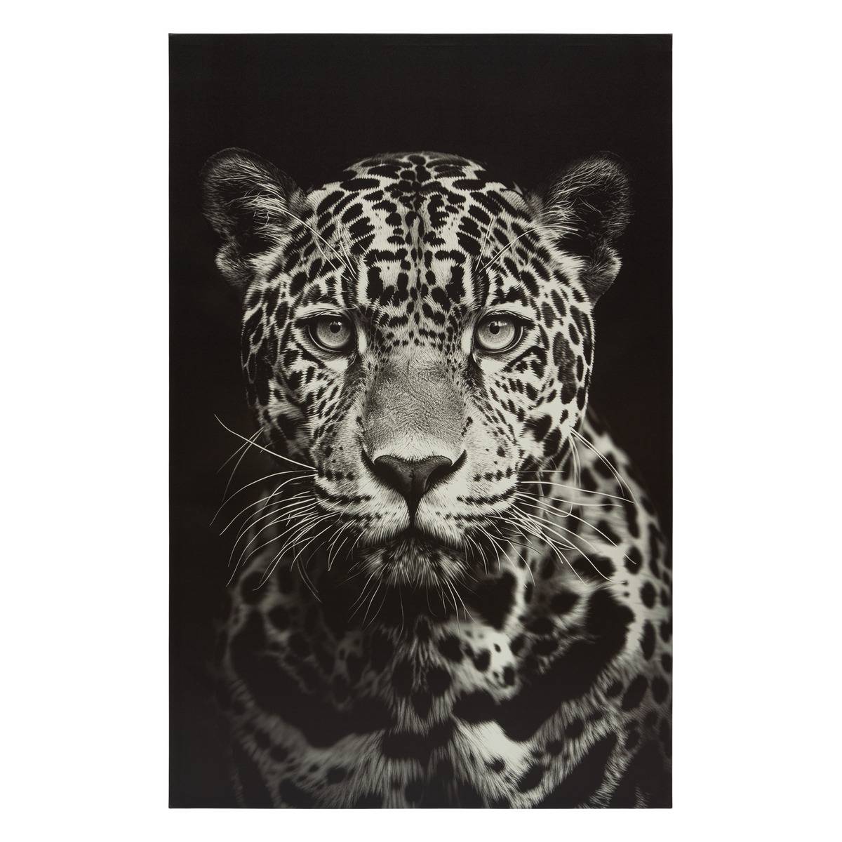 Toile encadrée "Animaux" 75x115cm léopard, ATMOSPHERA