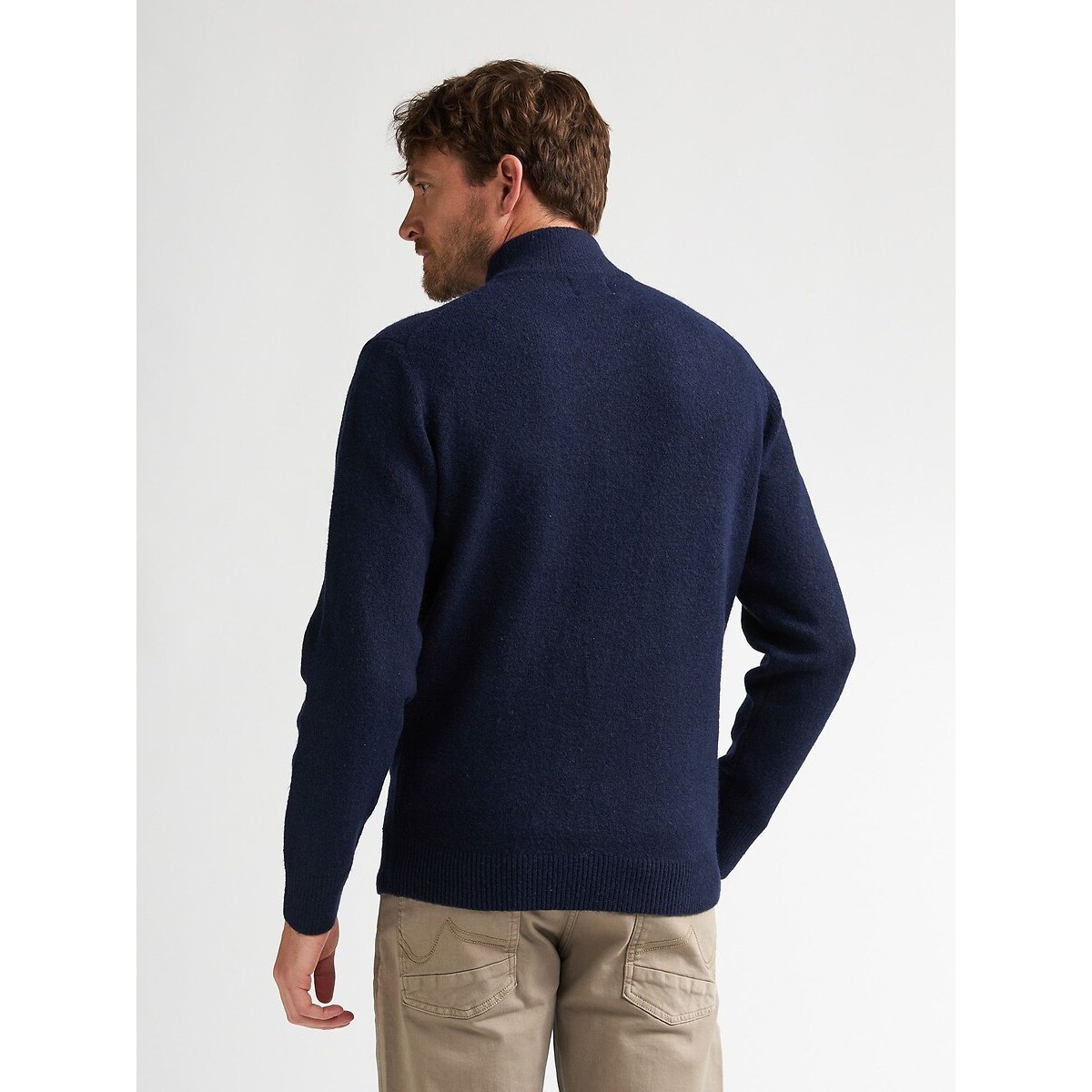 Pull col montant bleu marine, PETROL INDUSTRIES
