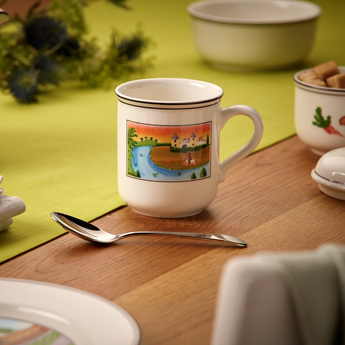 Mug Château DESIGN NAIF multicolore, VILLEROY & BOCH