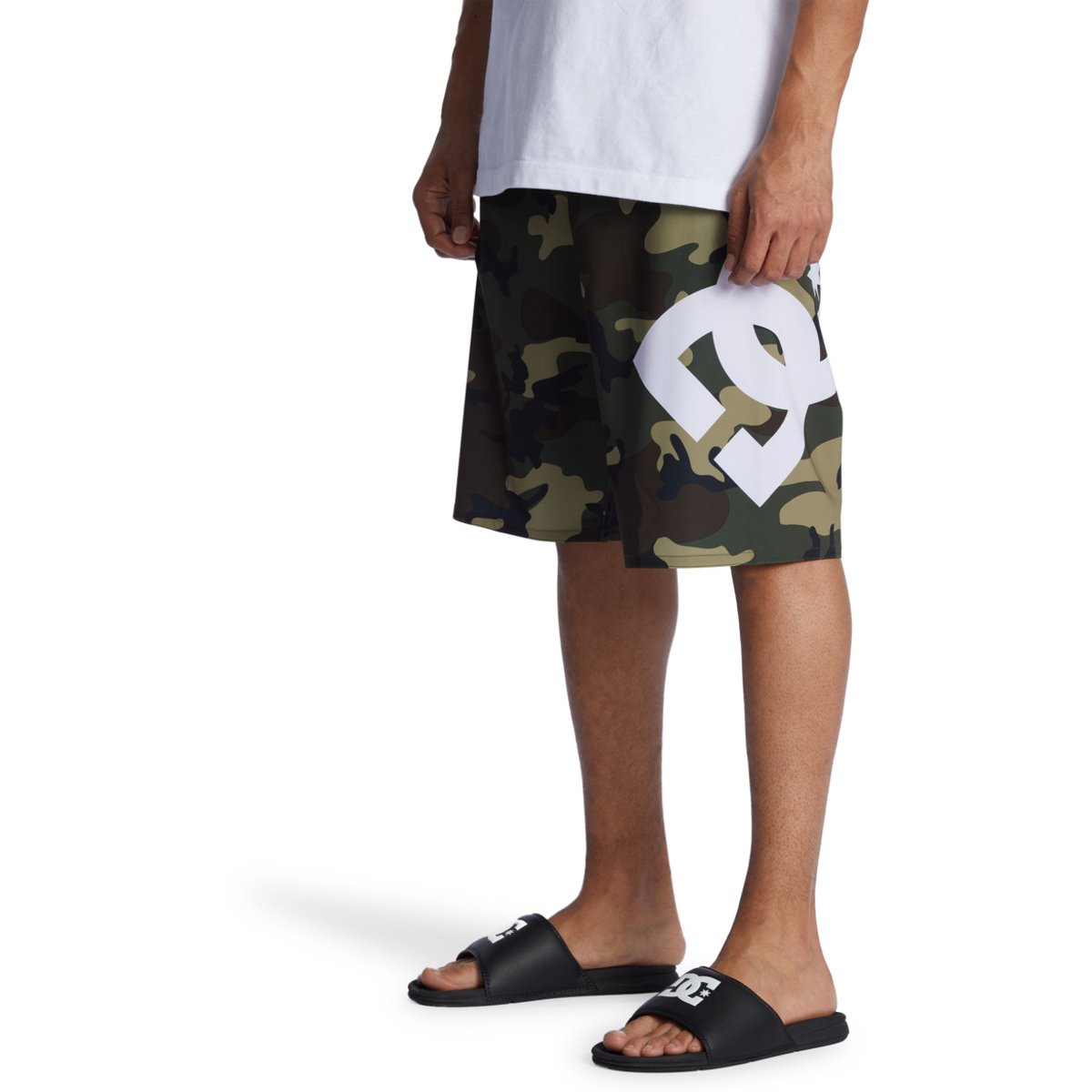 Boardshort LANAI 21". vert camo, DC SHOES