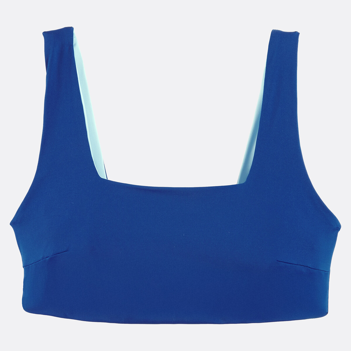 Haut de maillot de bain brassière réversible bleu, LA REDOUTE COLLECTIONS