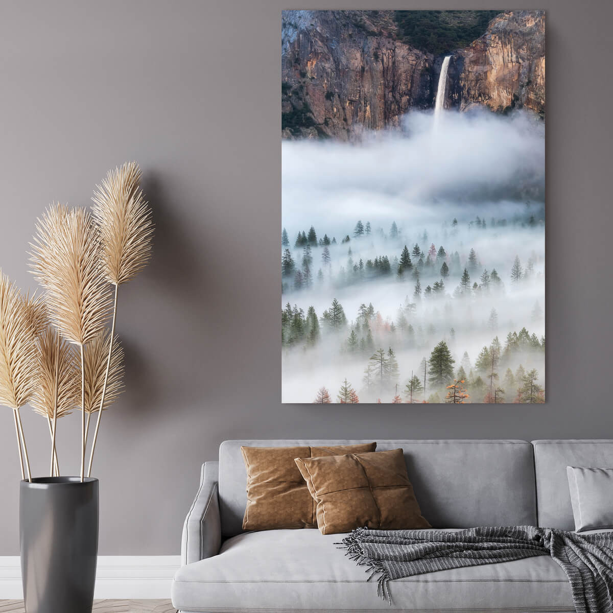 Tableau Mural Brume GRANDS ESPACES tableau en verre synthétique, CEANOTHE