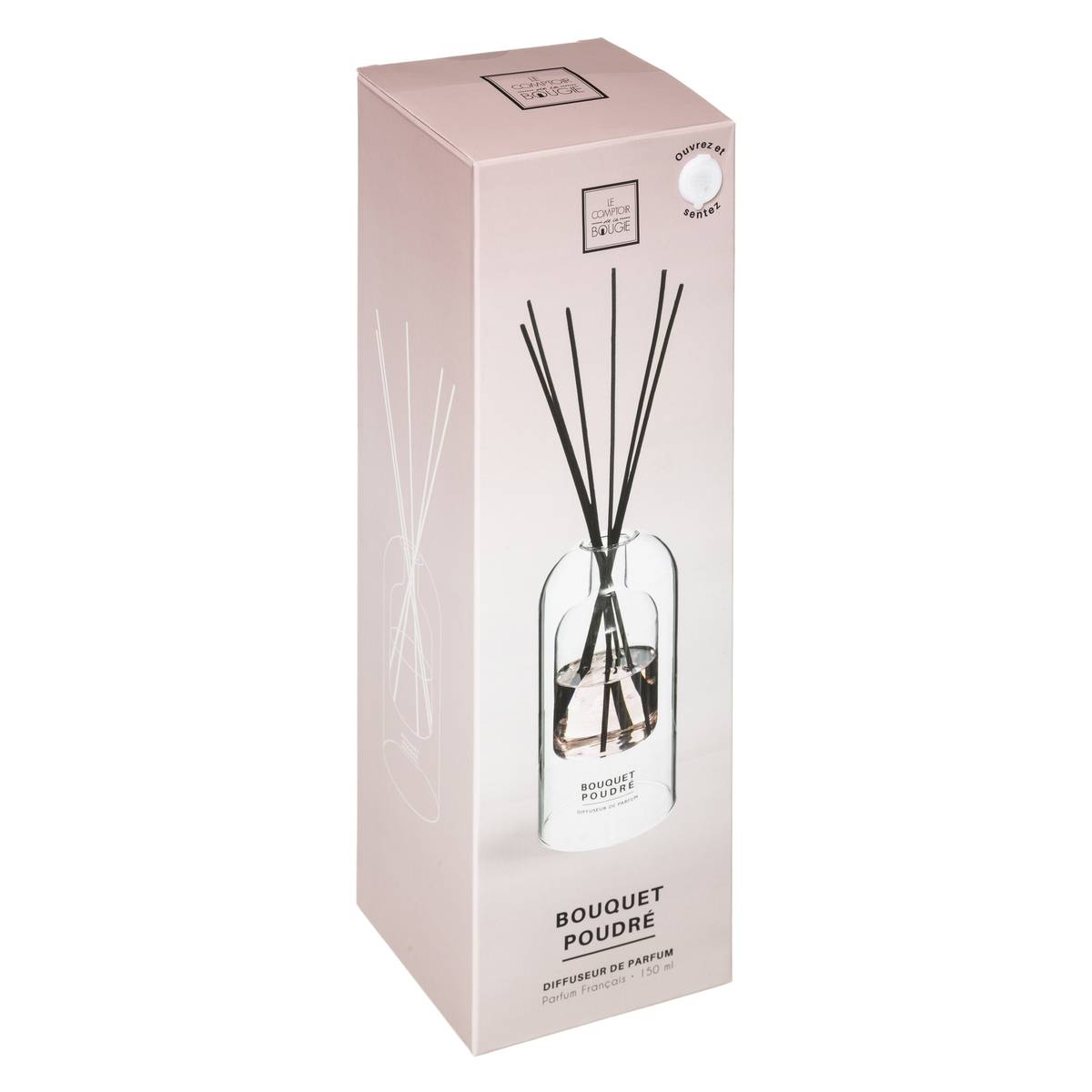 Diffuseur de parfum ILAN rose clair, ATMOSPHERA