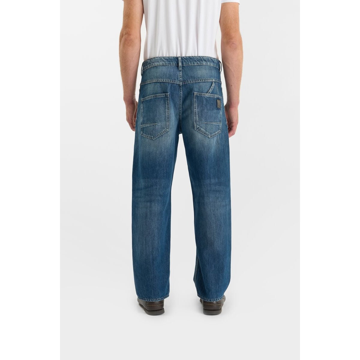 Jeans loose, large loose , longueur 34 blue, LE TEMPS DES CERISES