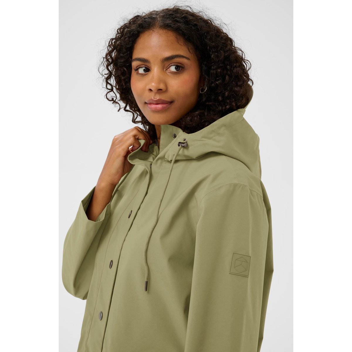 Manteau vert dusky green, KAFFE