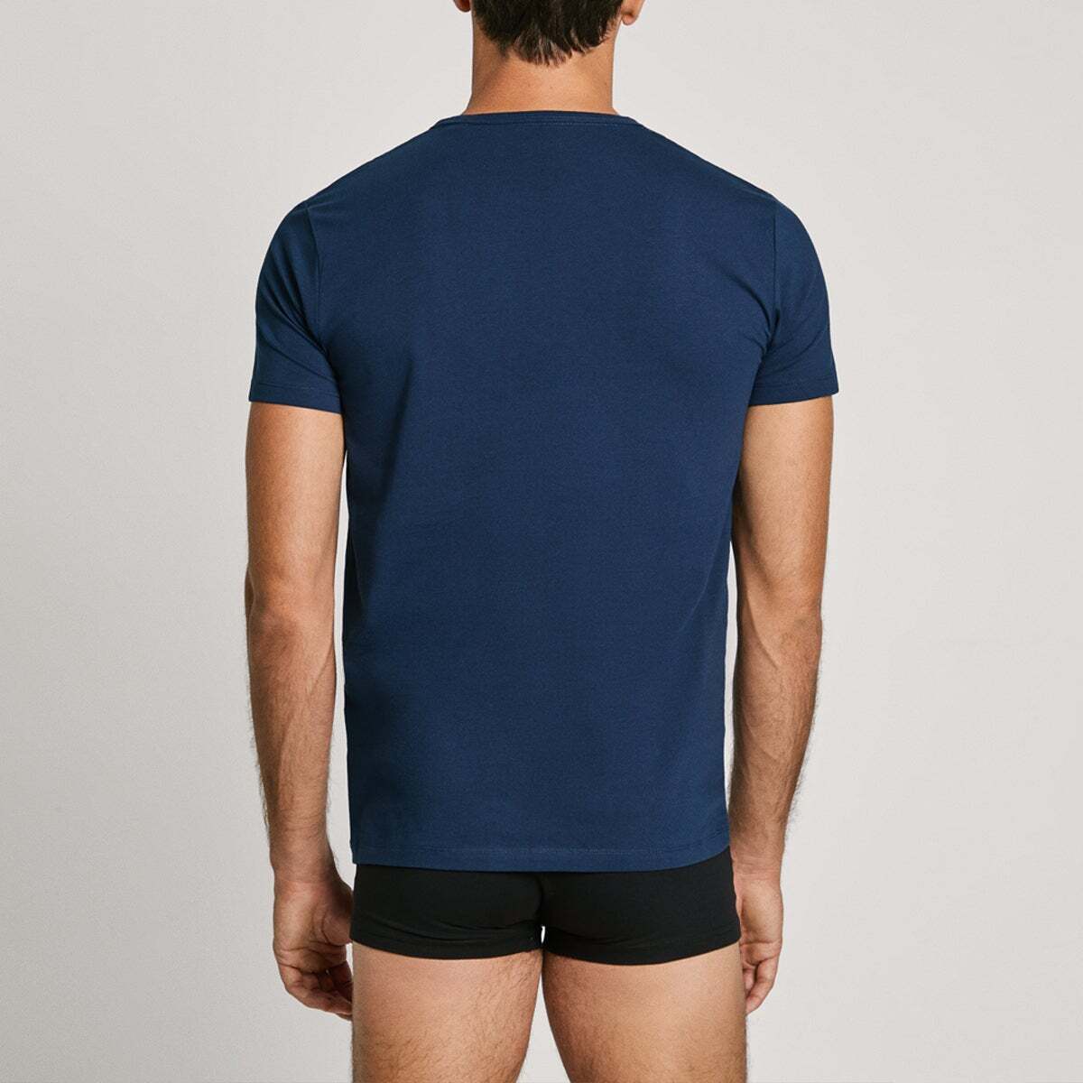 T-Shirt Coupe Slim Avec Logo marine, PEPE JEANS