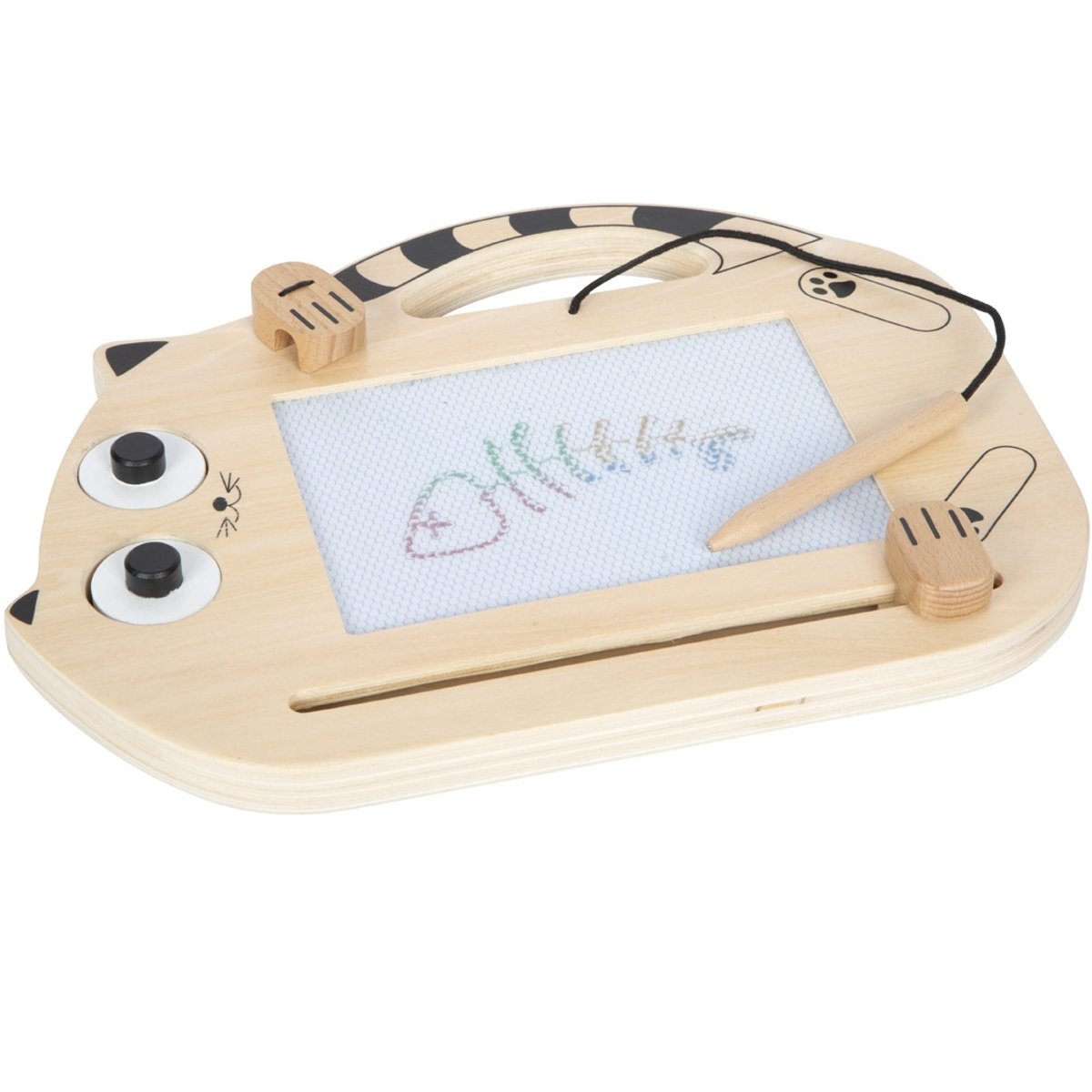 Tableau magique magnétique Chat beige, SMALL FOOT COMPANY