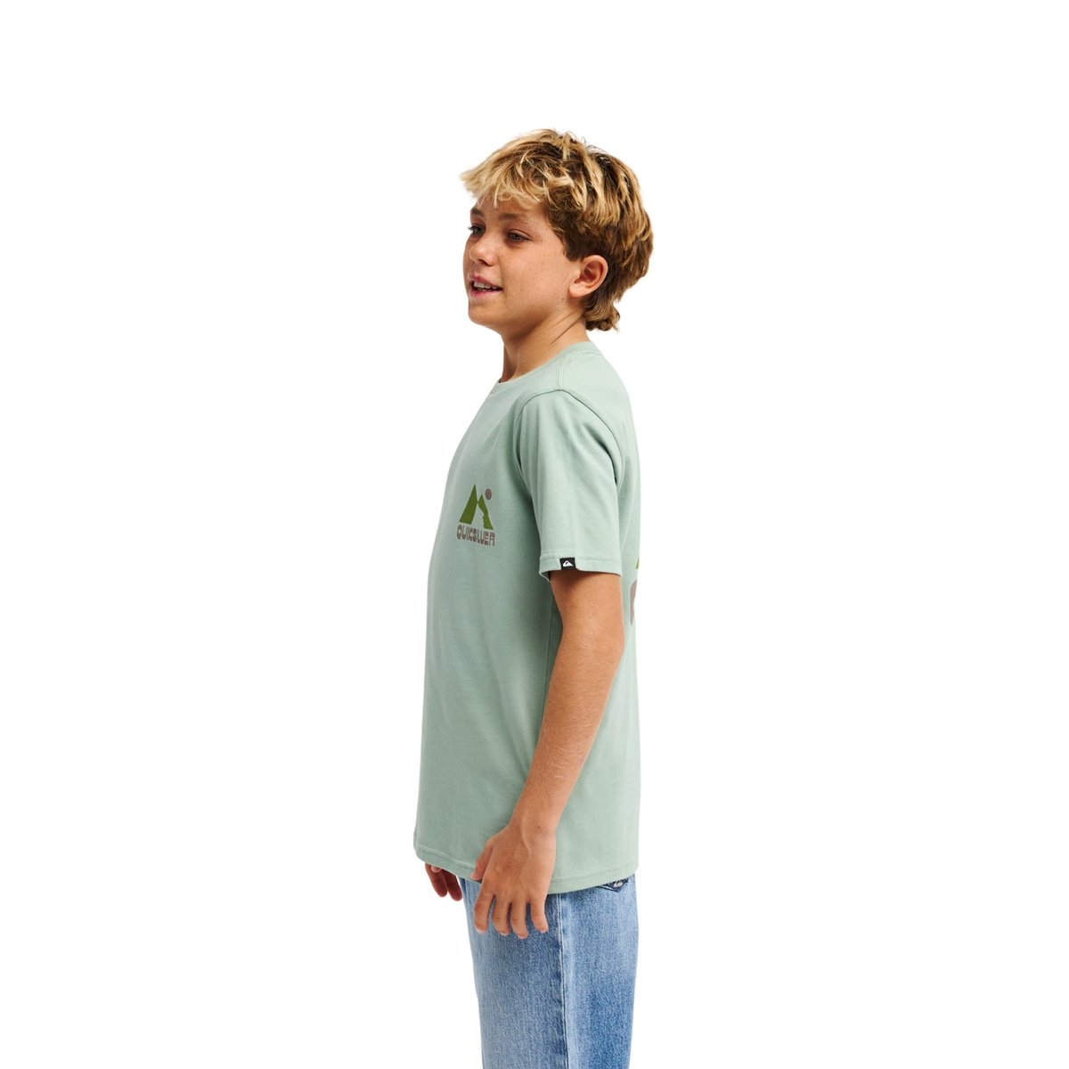 T-Shirt manches courtes PEAK vert iceberg green, QUIKSILVER
