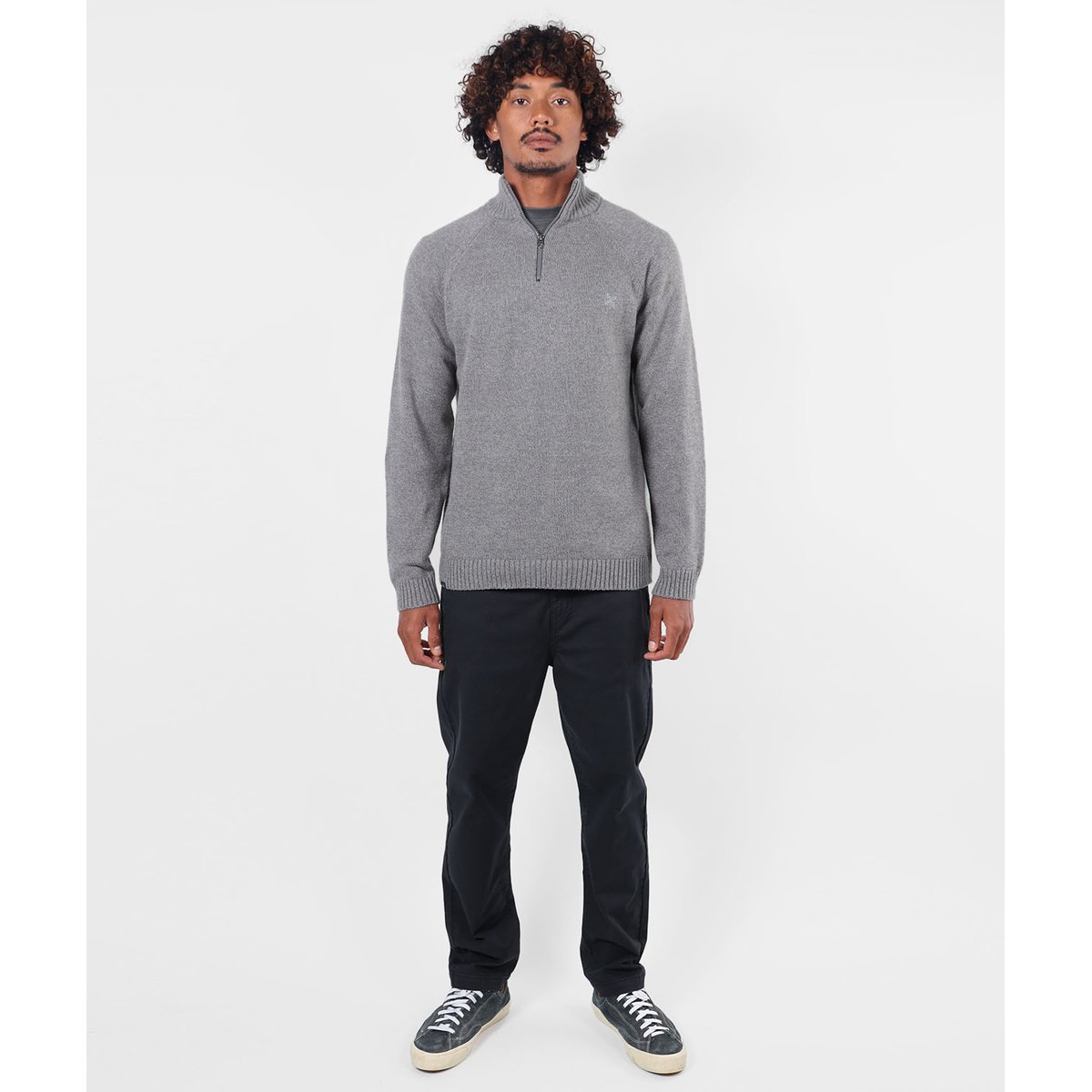 Pull TRUCKIE dark grey heather, OXBOW