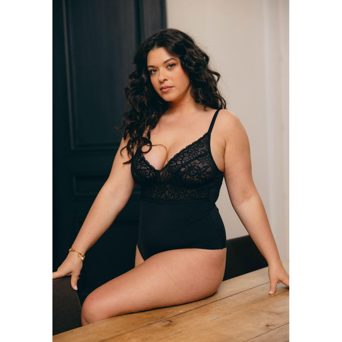 Body sculptant souple BENGHAL noir, VARIANCE