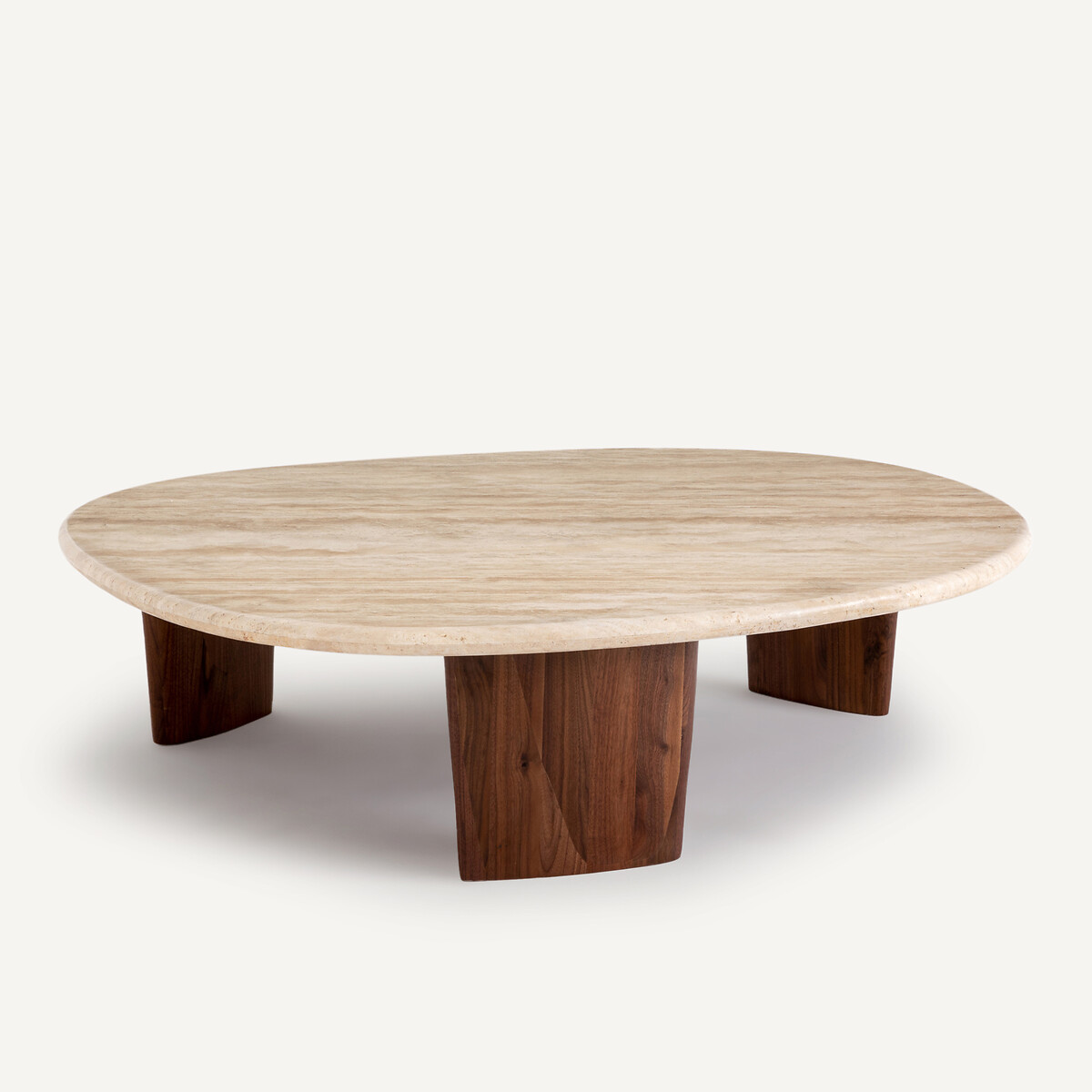 Table basse travertin, Guimel travertin, AM.PM