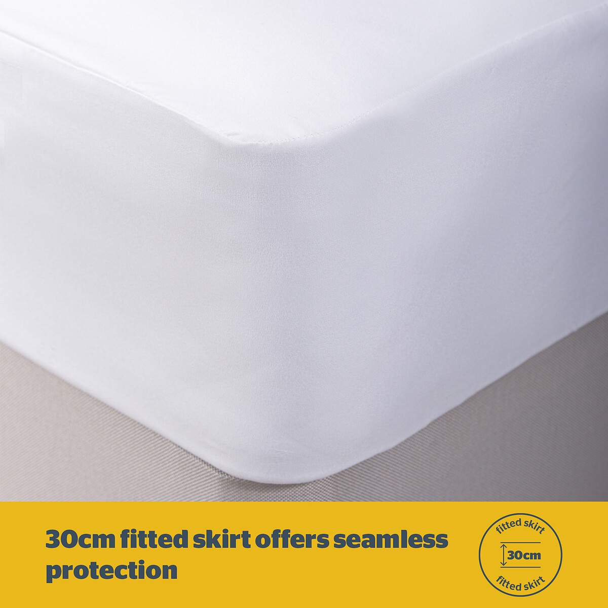 Healthy Growth Waterproof Mattress Protector white, SILENTNIGHT