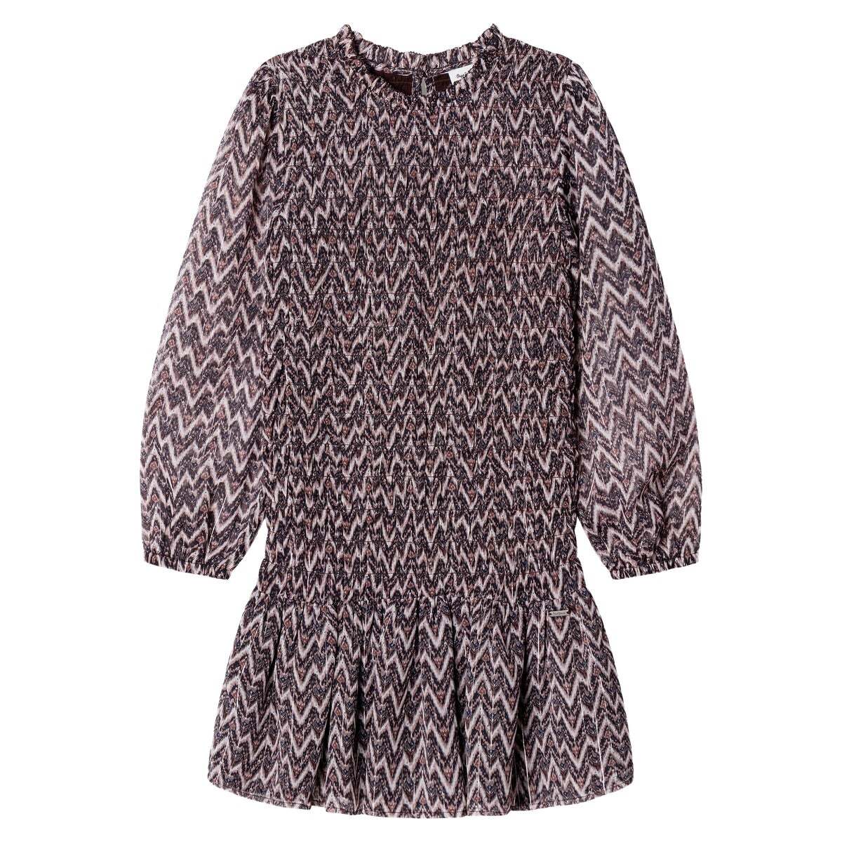 Robe Courte À Imprimé Fantaisie gris cendre, PEPE JEANS