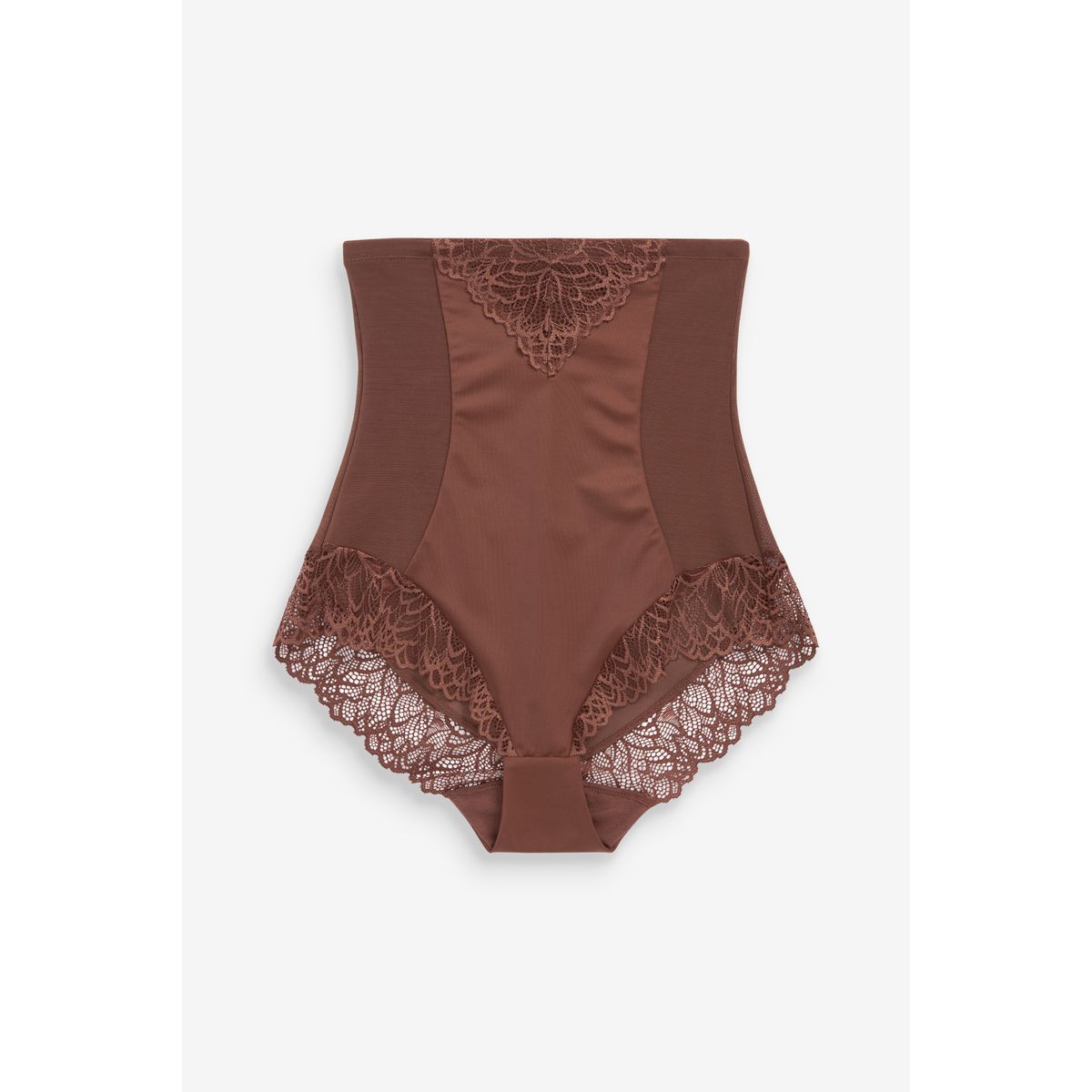 Culotte À Taille Haute Avec Maintien Ferme marron chocolat, NEXT