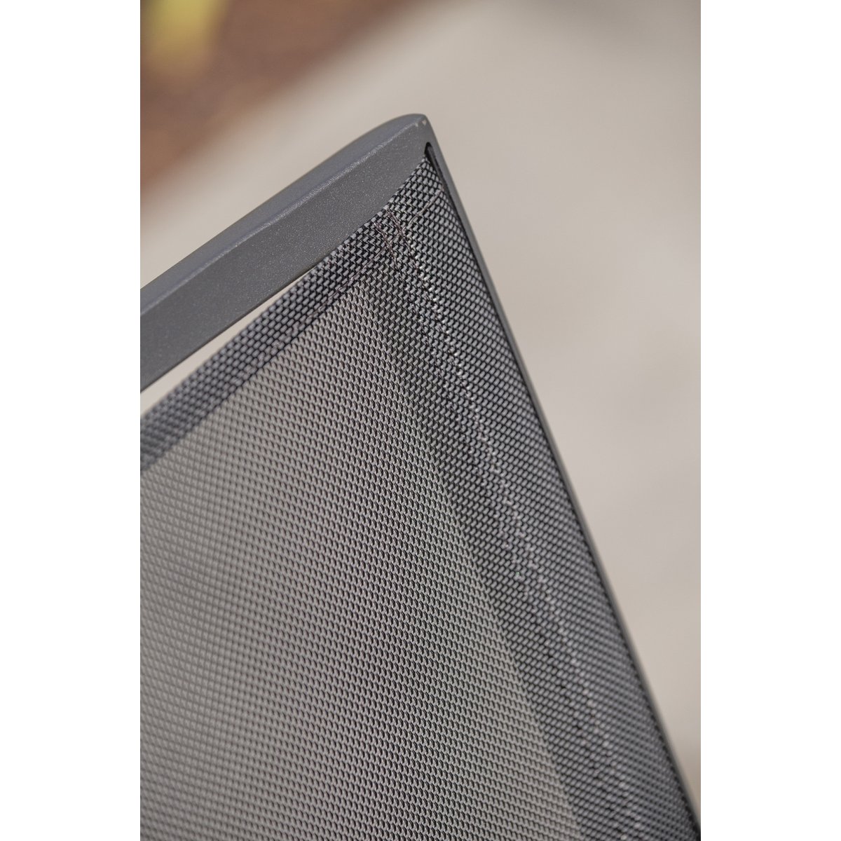Ensemble repas de jardin 6 places en aluminium  STOCKHOLM gris anthracite, DCB GARDEN