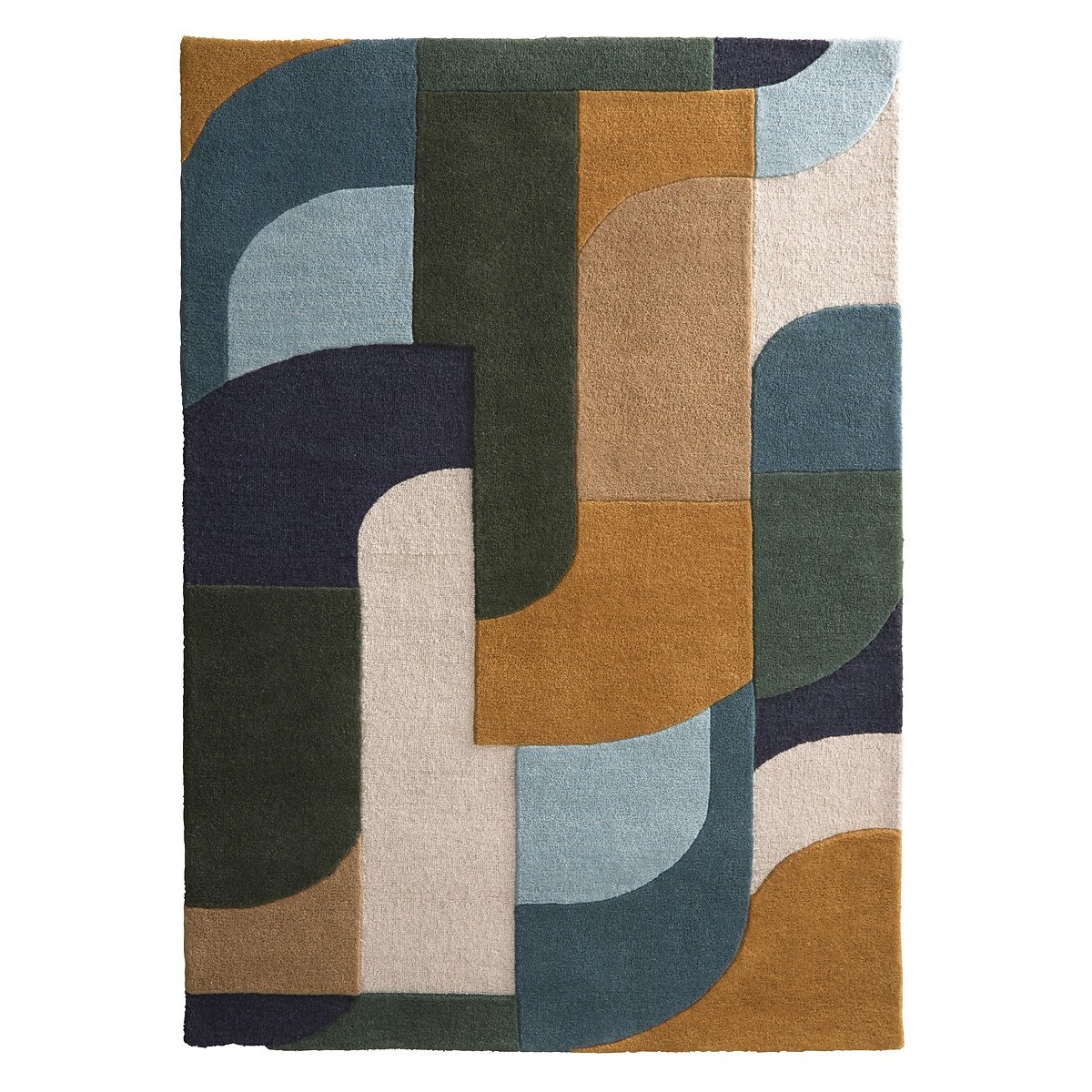 Origins Retro Deco Rug blue, SO'HOME