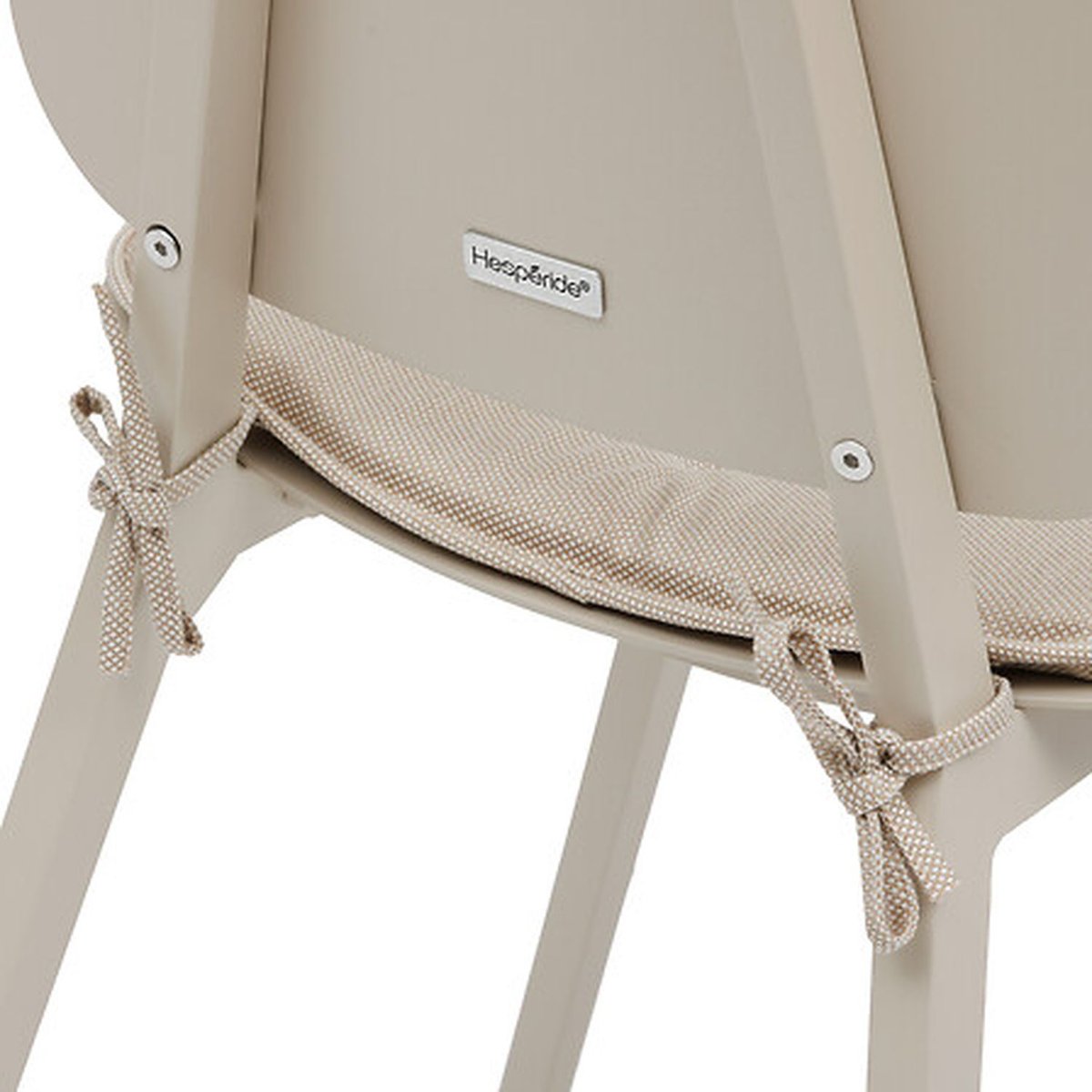 Lot de 2 chaises de jardin en aluminium TERZANO beige, TOILINUX