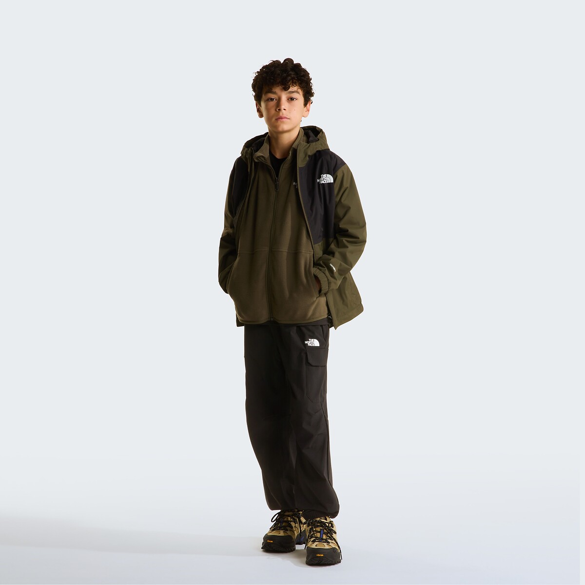 Veste polaire zippée, GLACIER kaki, THE NORTH FACE