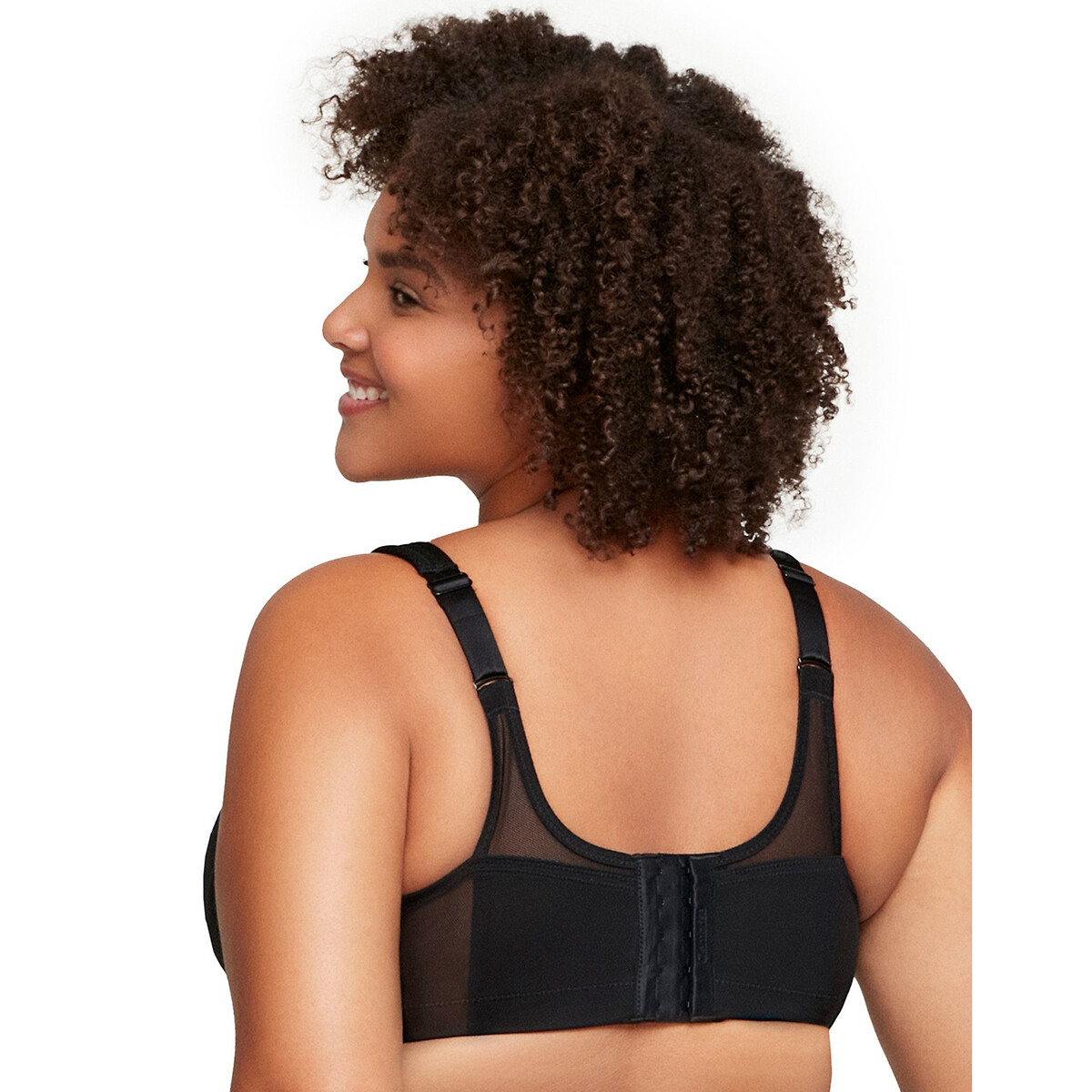 Soutien-gorge de sport, sans armatures, Magic Lift noir, GLAMORISE