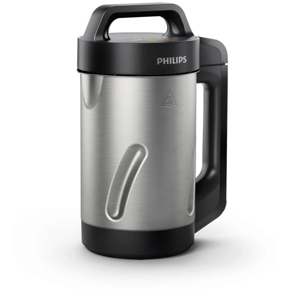Blender chauffant HR2203/80 Blender pour soupe métal 1,2L, 1000W noir, PHILIPS