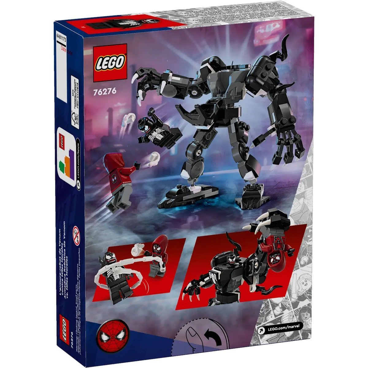 LEGO Marvel - L'armure robot de Venom contre Miles Morales - 76276 multicolore, LEGO