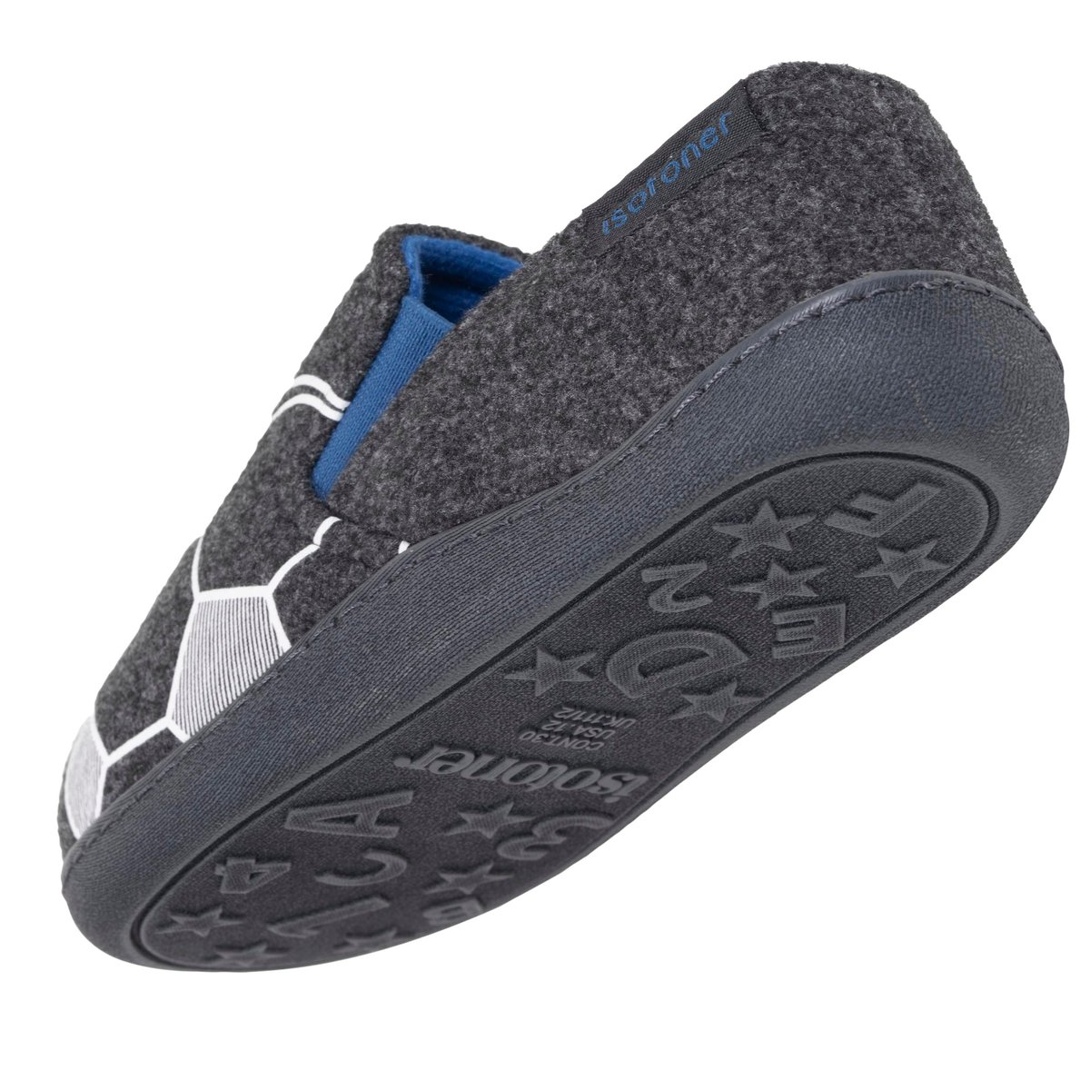 Chaussons Mocassins gris, ISOTONER