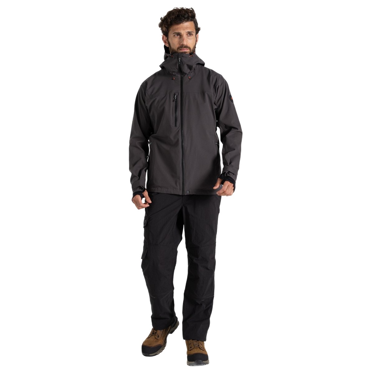 Veste imperméable RICHMOND gris carbone, CRAGHOPPERS