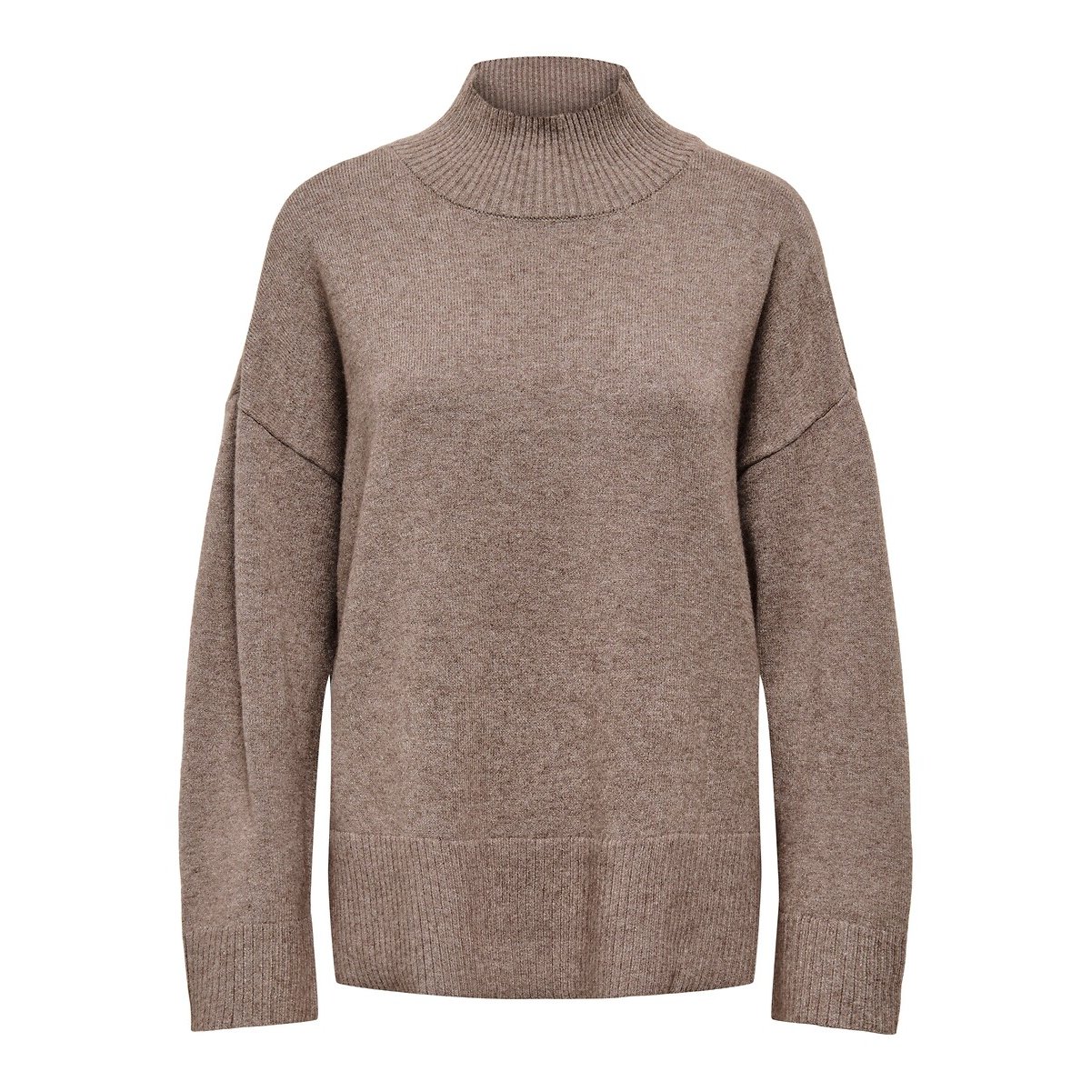 Jersey de cuello alto beige , ONLY