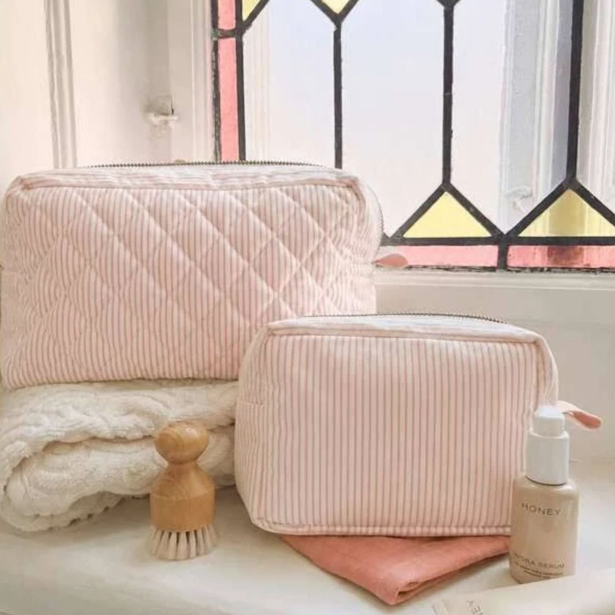 Petite trousse de maquillage rose, CAM CAM