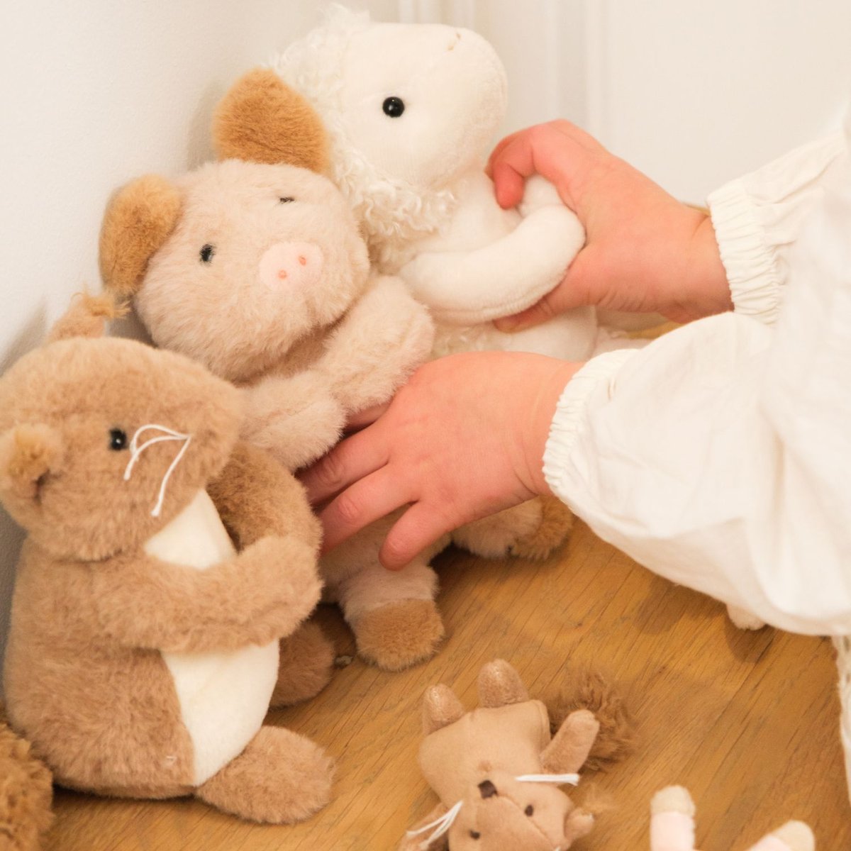 Peluche Maman et bébé écureuil beige, marron, EGMONT TOYS