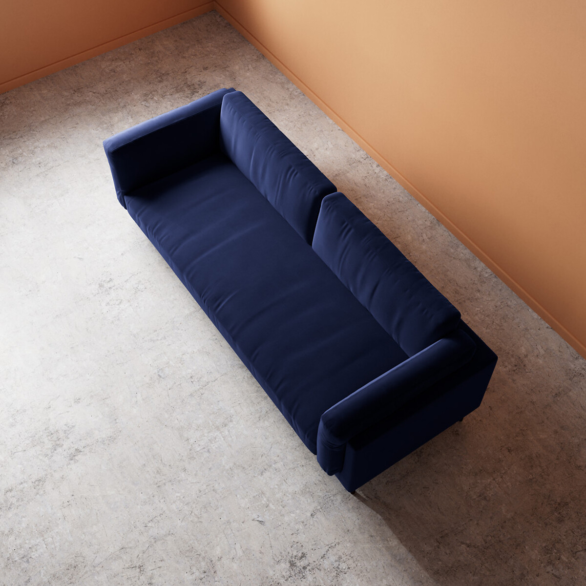 Munich Easy Velvet 2/3/4 Seater Sofa ink, SWOON