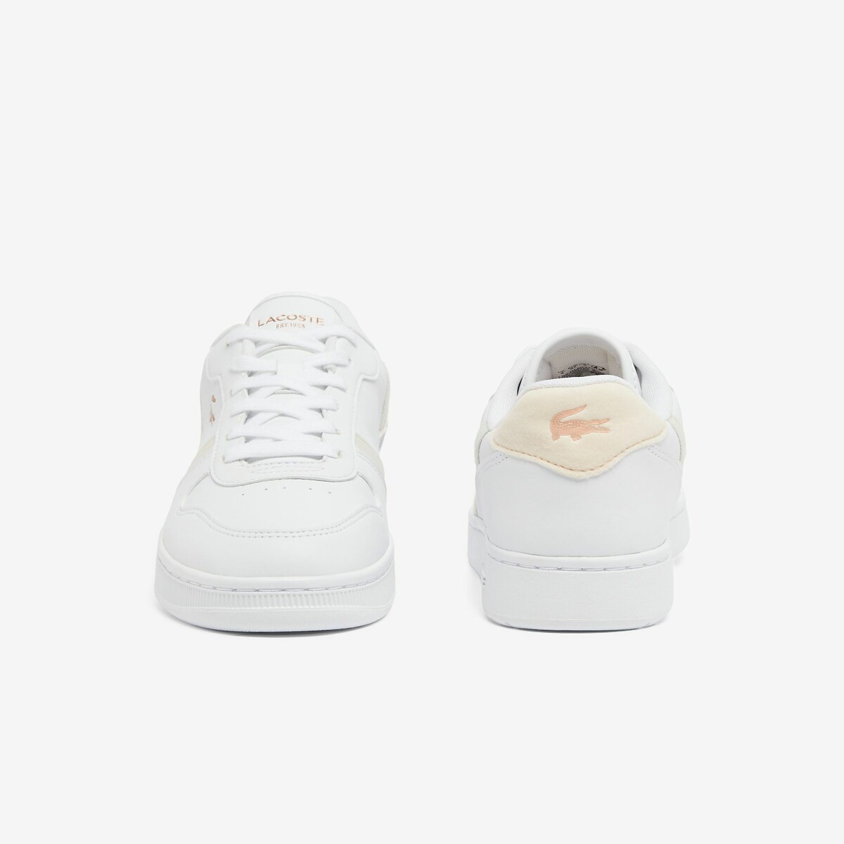 Kids T-Clip Set Trainers white/pink, LACOSTE