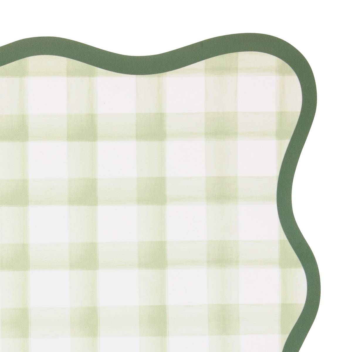 Set de table FLEUR DE ROSE vert, ATMOSPHERA