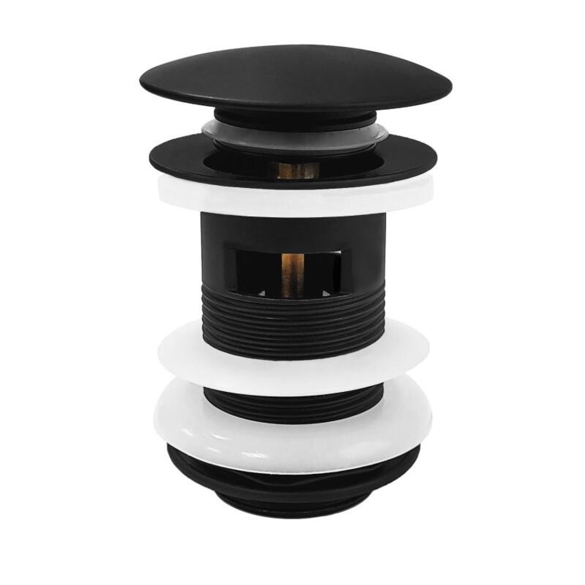 Robinet GRIFO + bonde CLINT + siphon SIMON noir, MOB IN