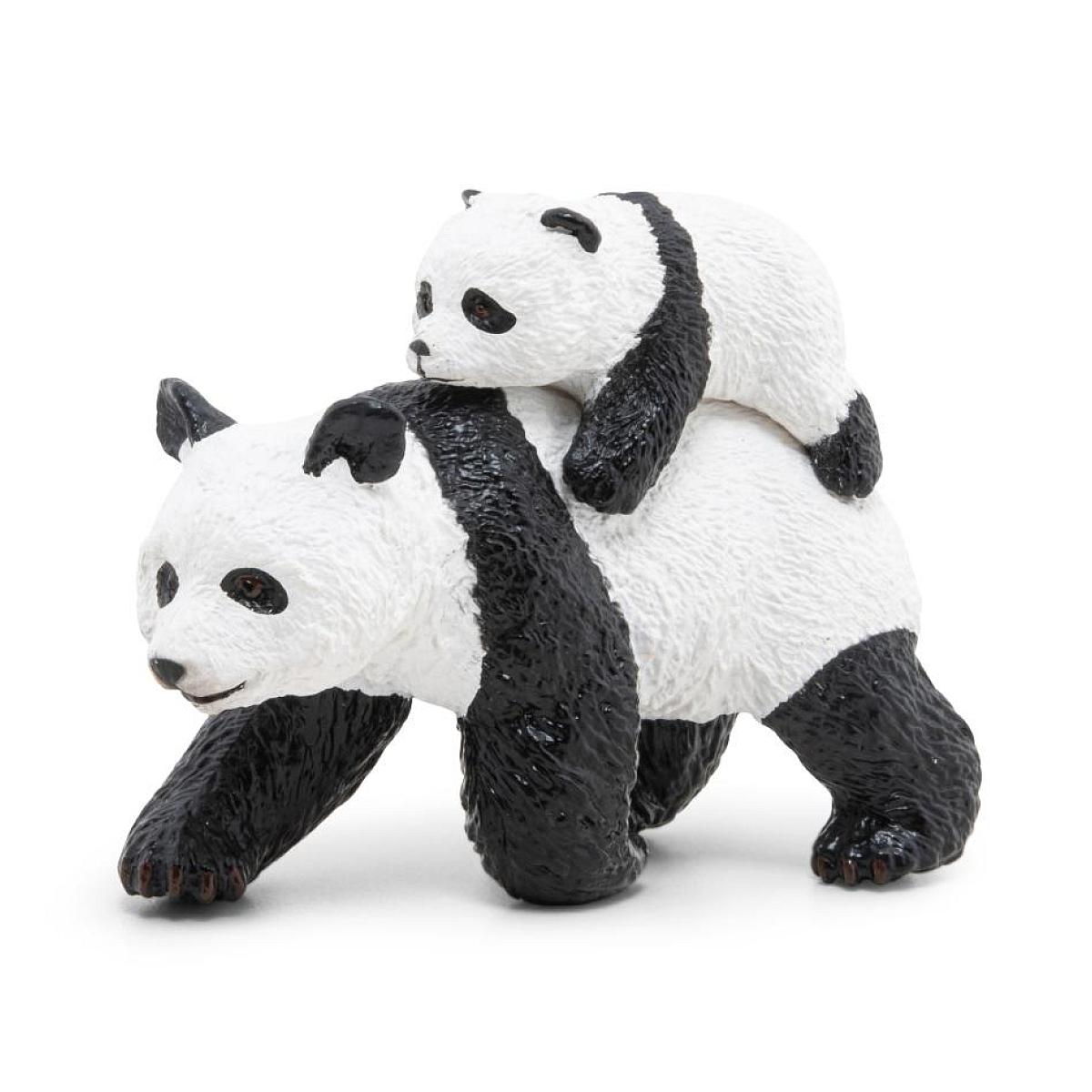 Figurine Panda et son bébé noir, PAPO