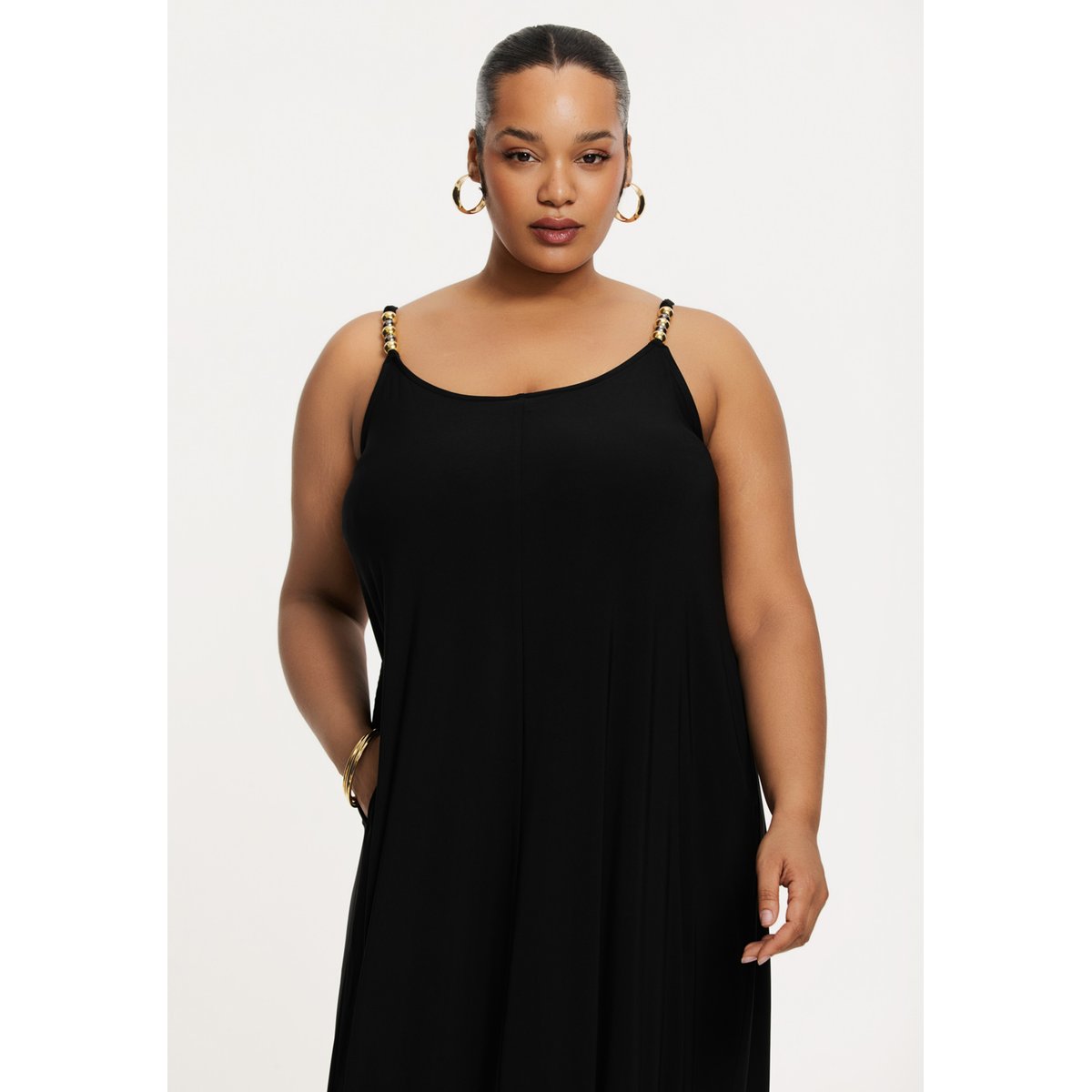 Robe sans manches noir, YOEK