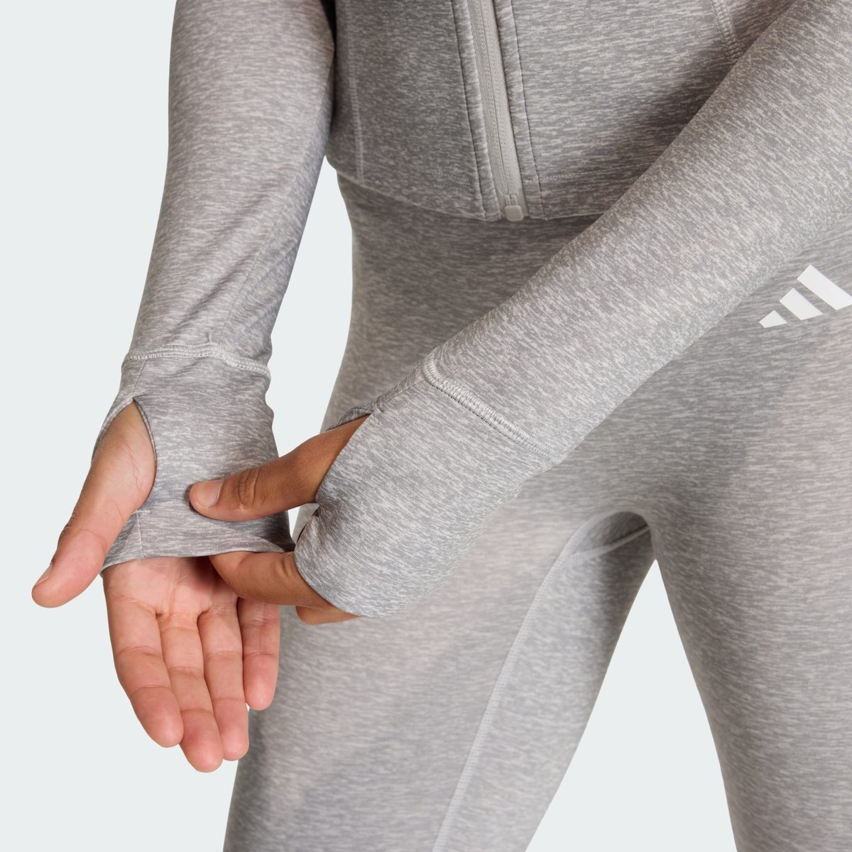 Veste Zippée Workout Essentials Heather Veste Zippée Workout Essentials Heather grey two mel, adidas Performance