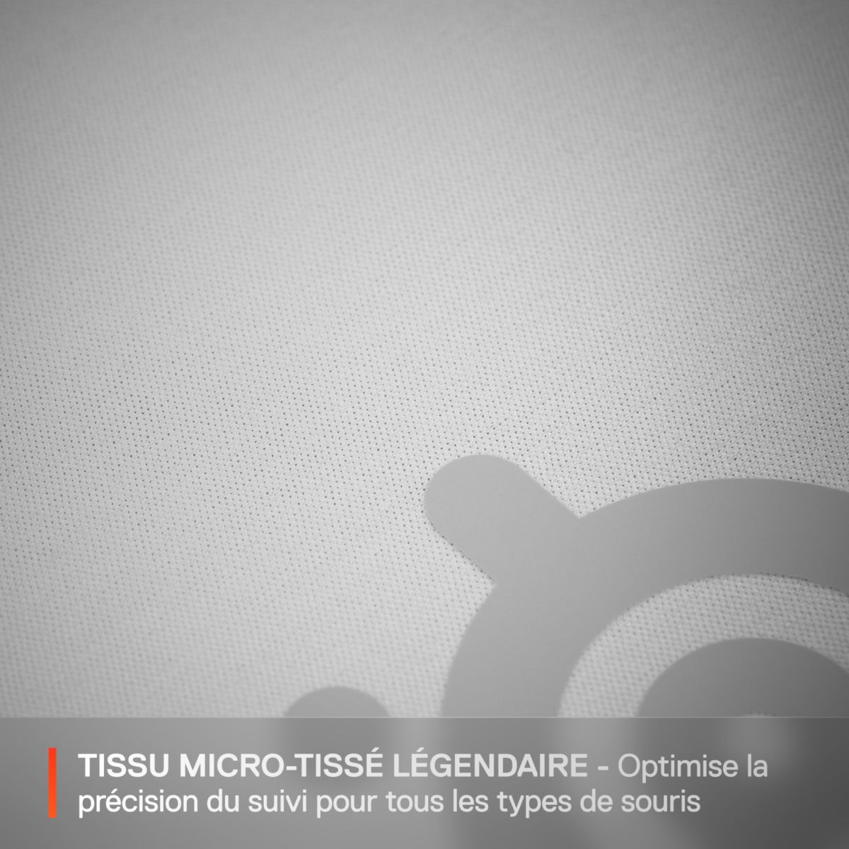 Tapis de souris QcK M Blanc couleur unique, STEELSERIES