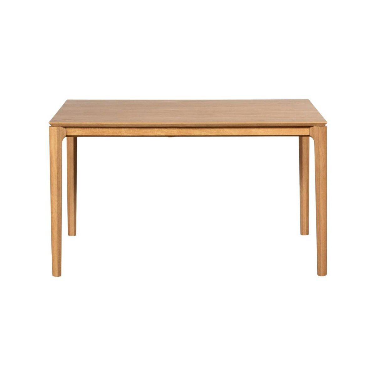 Table à manger moderne en chêne clair avec rallonge intégrée 135-190 cm DERBY bois naturel, PIER IMPORT