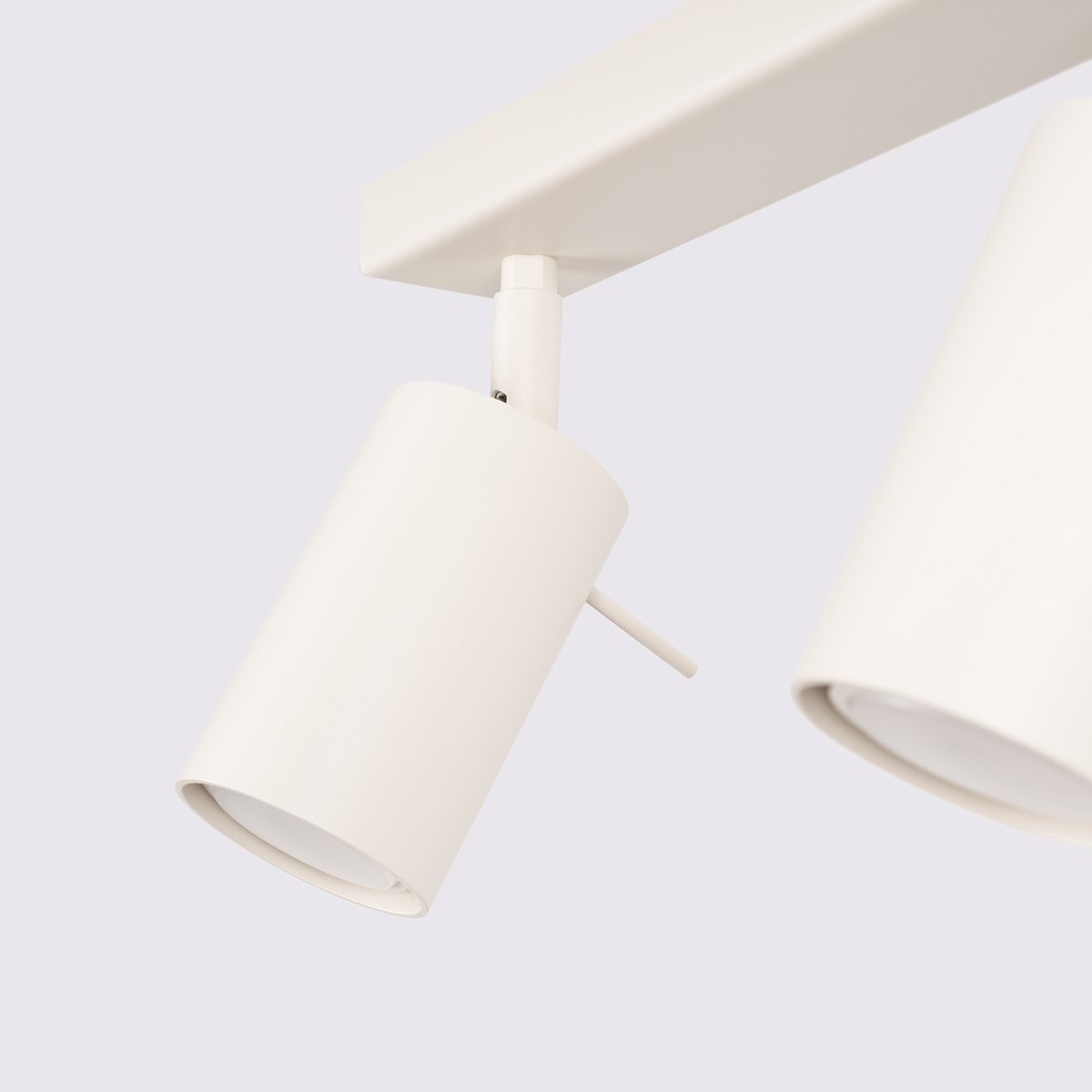 Plafonnier Acier Beige GU10 3 Ring Line beige, EDEN