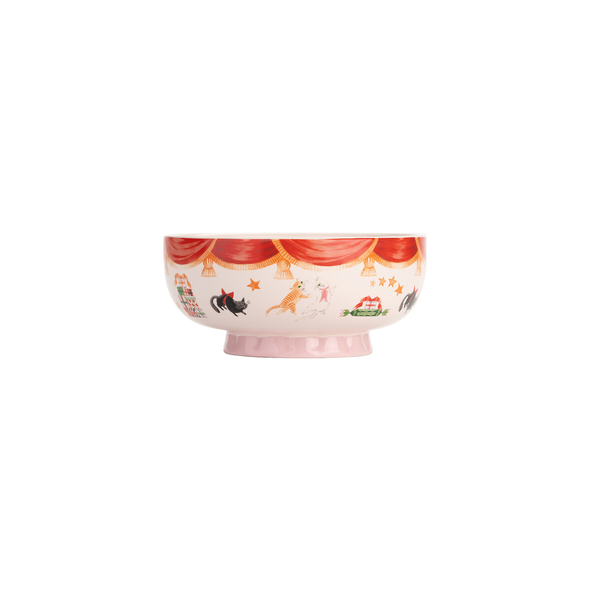 Set of 2 Nutcracker Footed Dessert Bowls multi-coloured, CATH KIDSTON