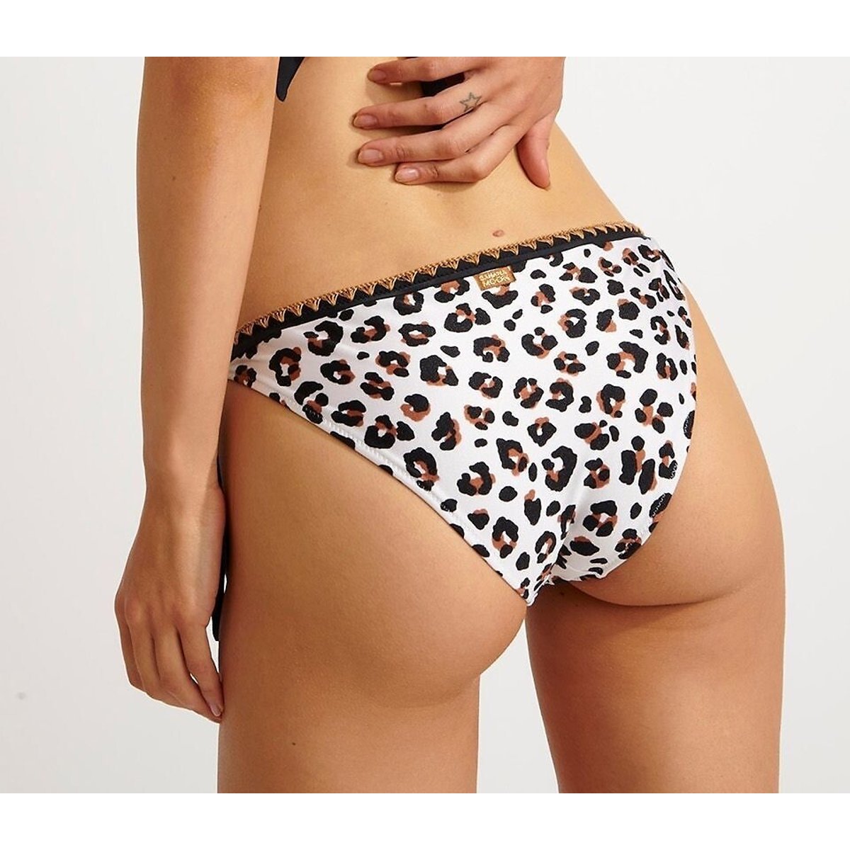 Sadia Makaba Bikini Bottoms leopard print, BANANA MOON