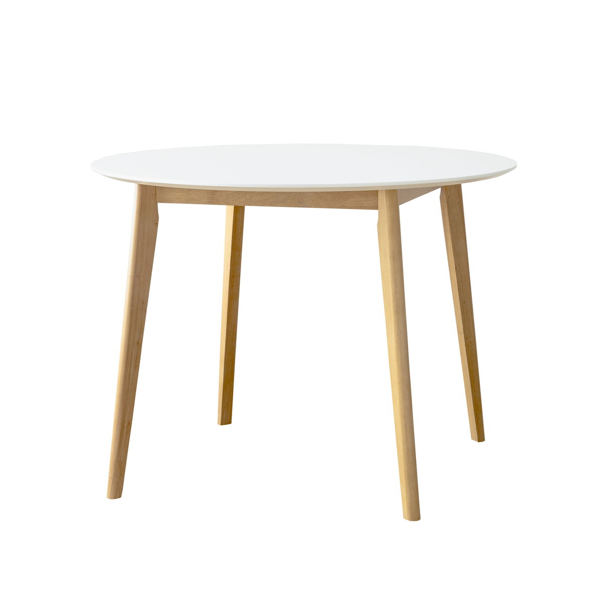 Table à manger DM - BASIC beige clair - blanc, KENAY