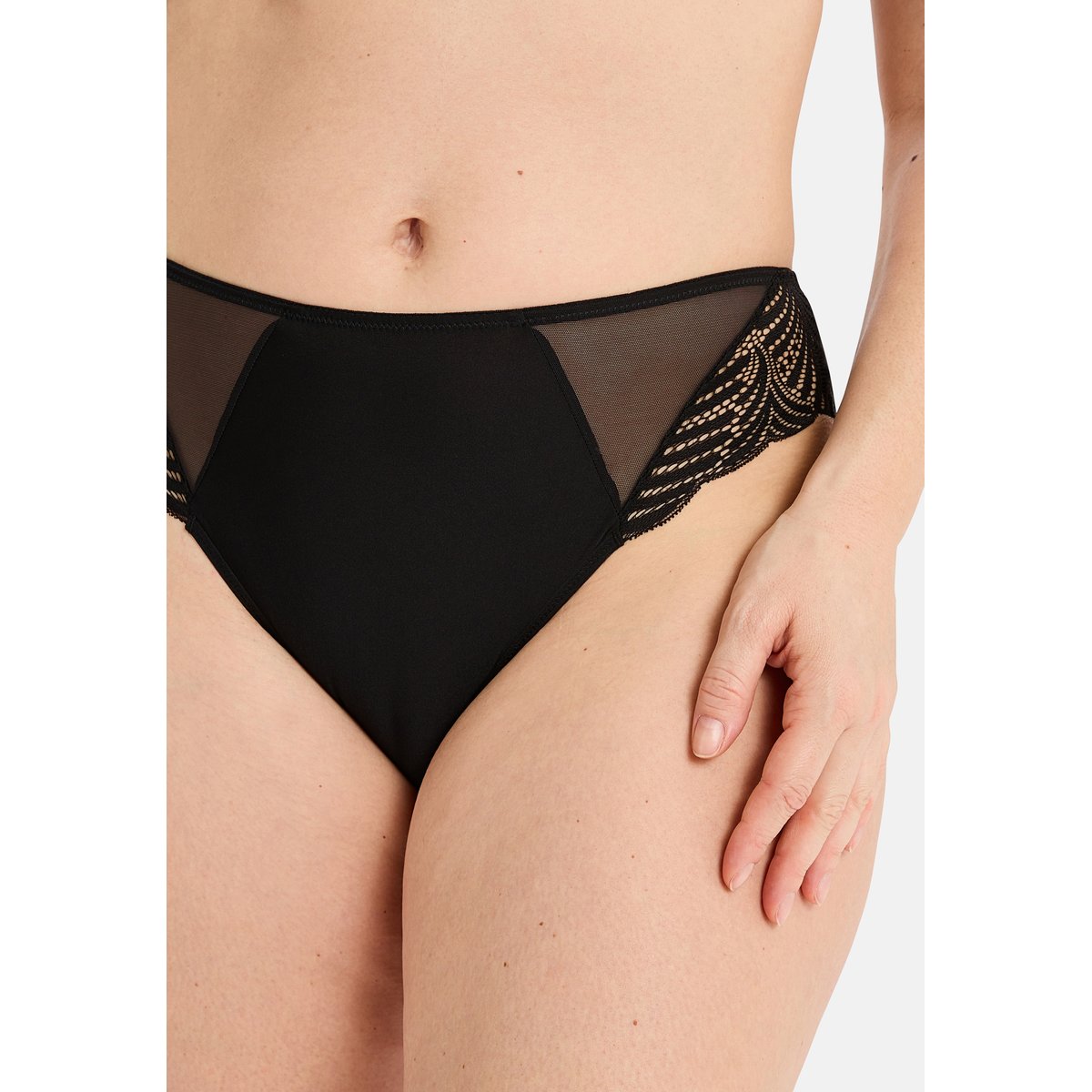 Slip OLIVIA noir, SANS COMPLEXE