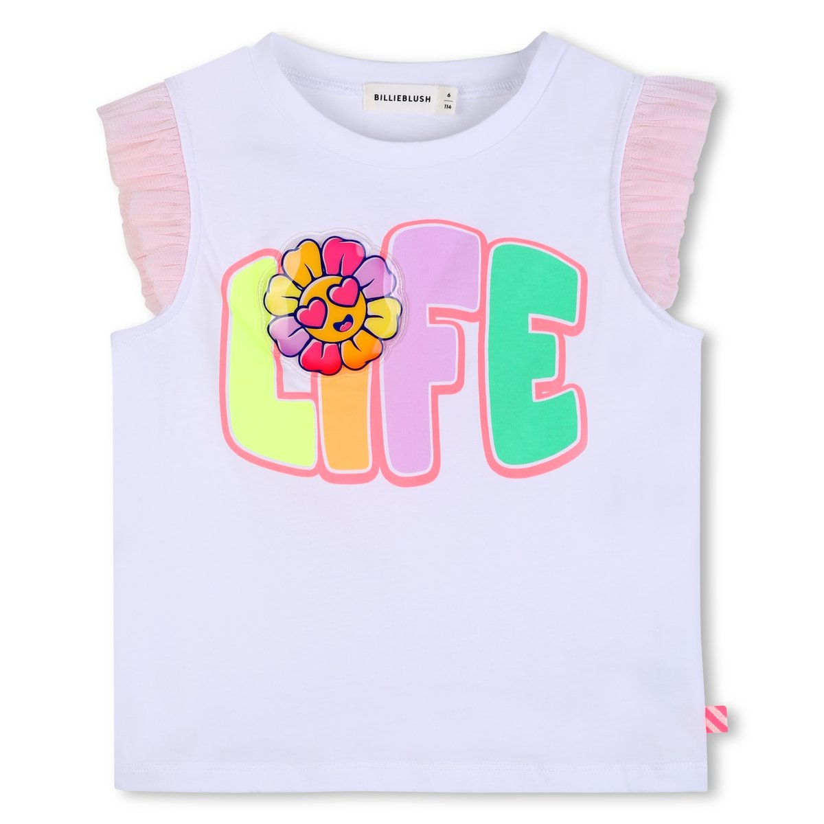 Tee-shirt manches courtes blanc, BILLIEBLUSH